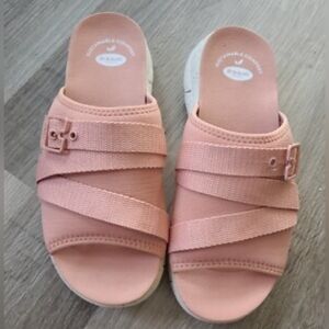 Dr Scholls 8 M ADELLE SLIDE SANDALS Sustainable Comfort Shoes- EXCELLENT!!